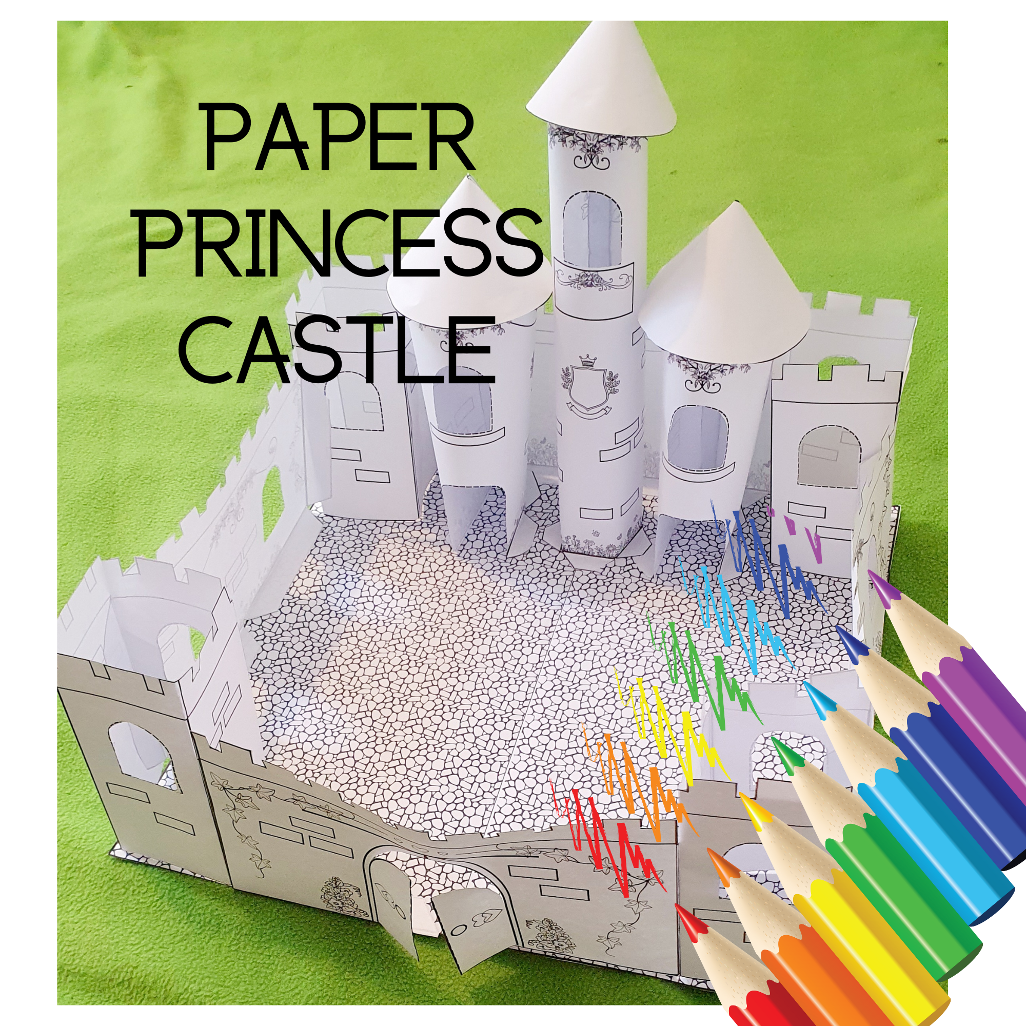 How To Make a Paper Princess Castle