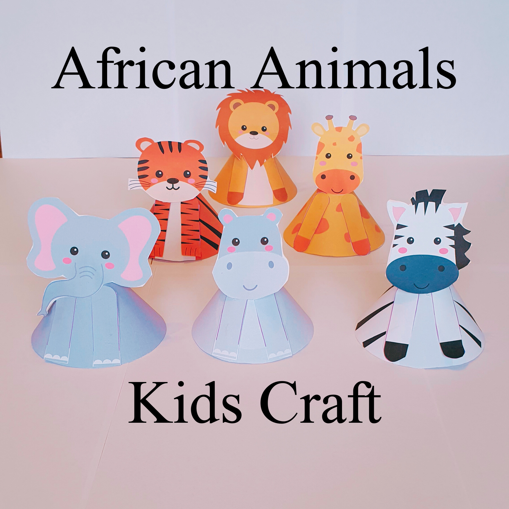 Kids Will Love Making This Easy African Jungle Animal Craft