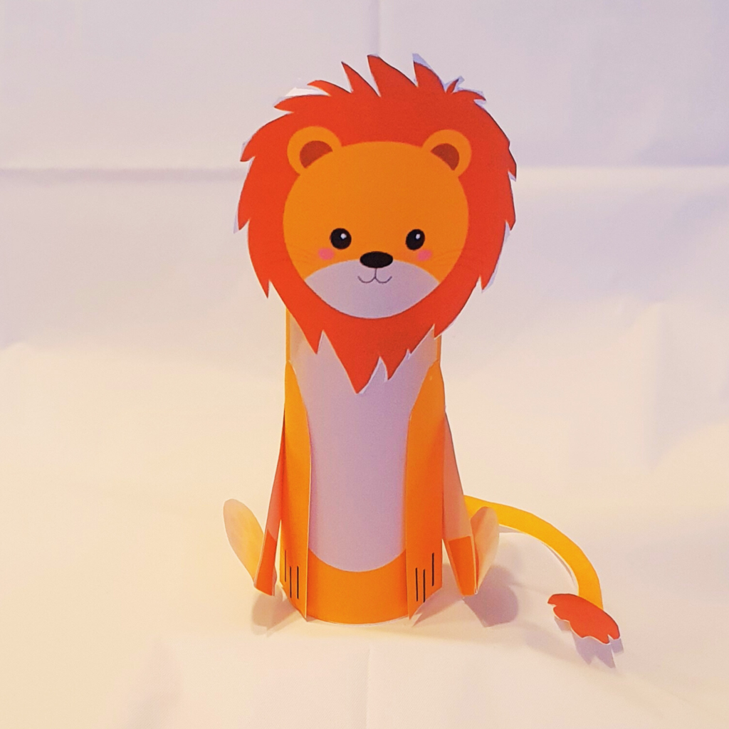 Learn To Make This Easy Kids Jungle Animals Paper Craft - Greenpixiedesigns