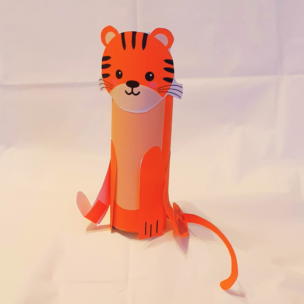 Learn To Make This Easy Kids Jungle Animals Paper Craft - Greenpixiedesigns